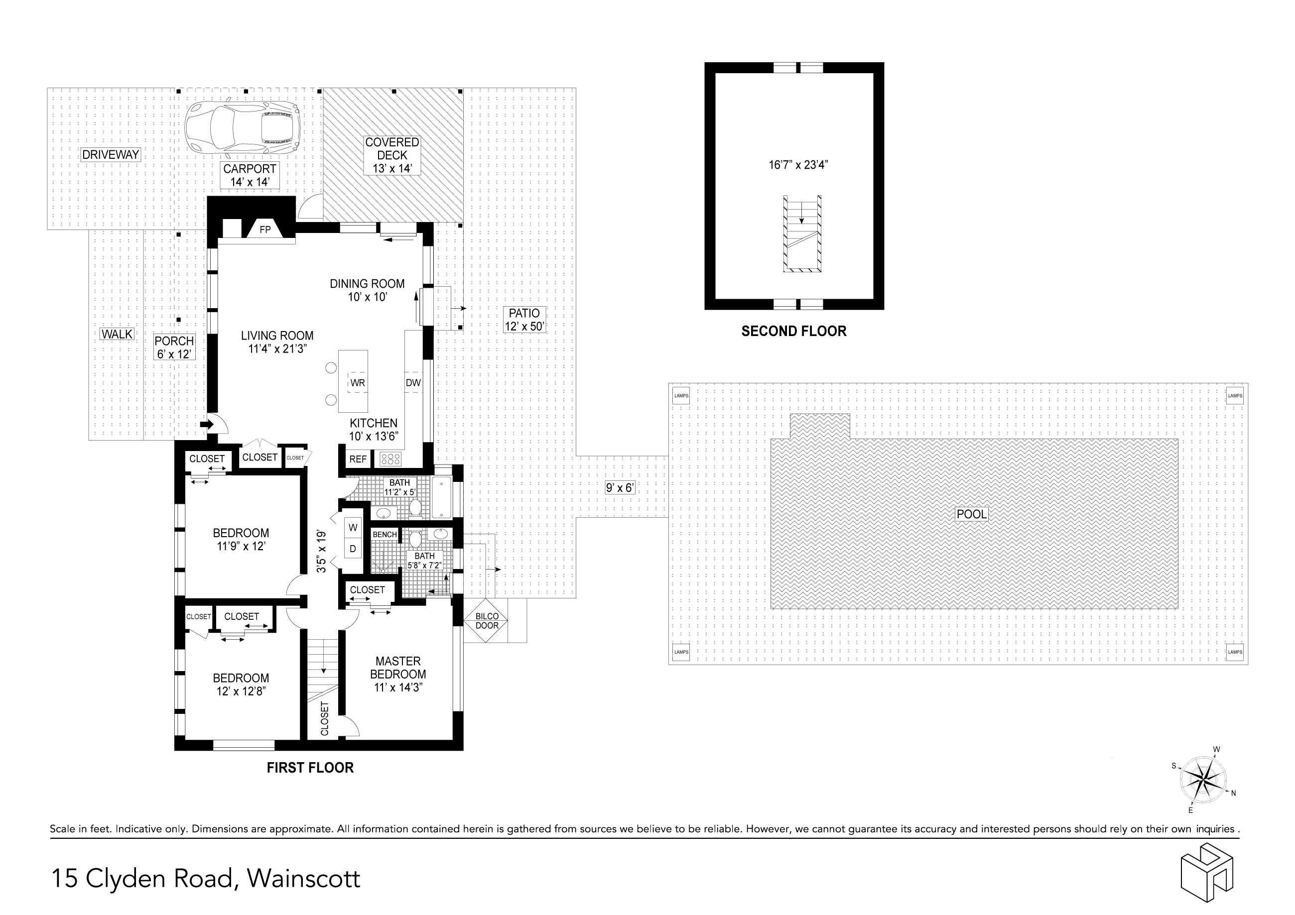 15 Clyden Road, Wainscott, NY, 11975, $1,875,000, Property For Sale, Halstead Real Estate, Floorplan 15 Clyden Road, Wainscott, NY, 11975, $1,875,000, Property For Sale, Halstead Real Estate, Floorplan