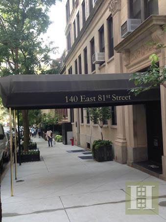 Photo 1 of 140 East 81st Street 1E, Upper East Side, NYC, $1,424,000, Web #: 13434041