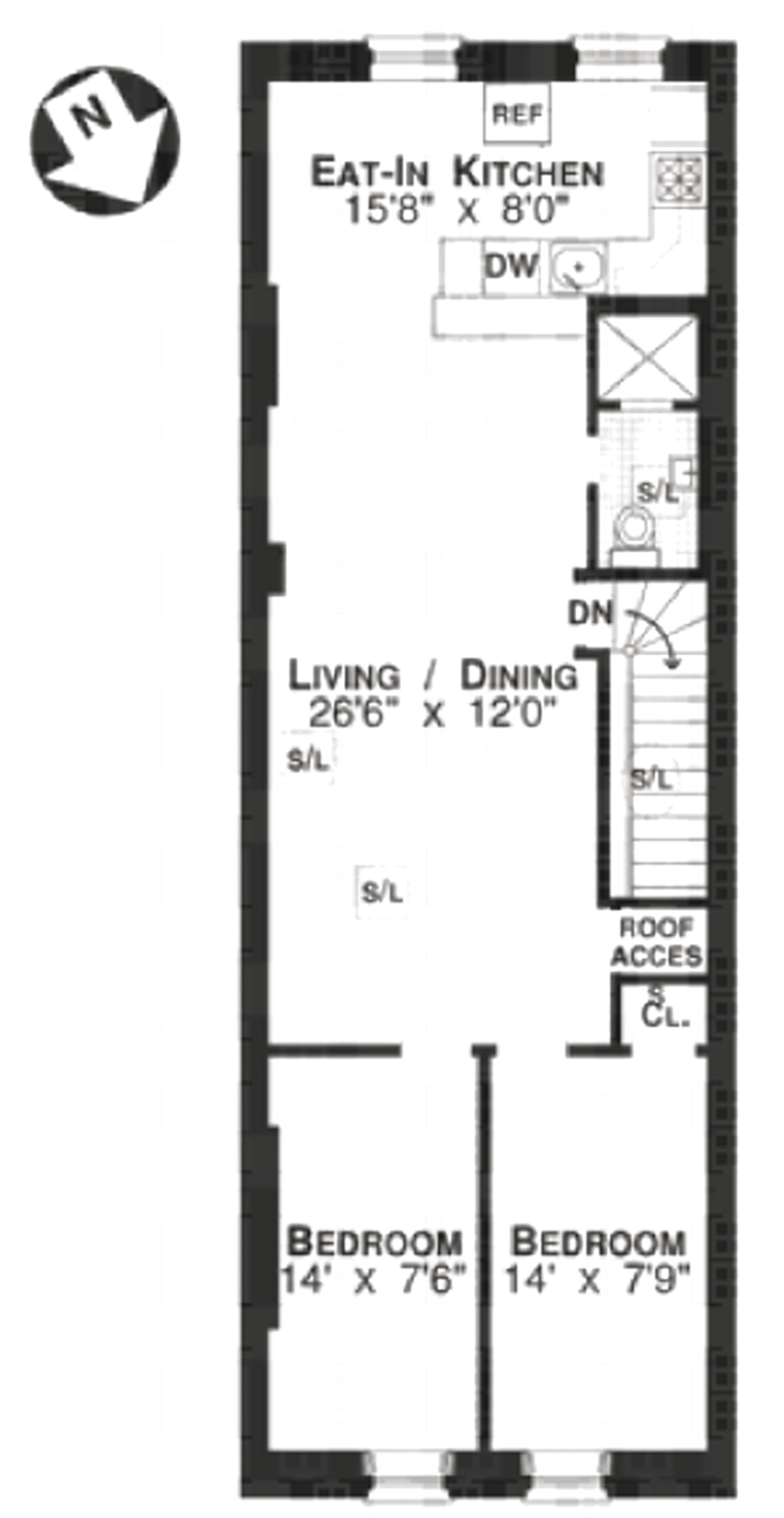 Floorplan for 312 West 115th Street