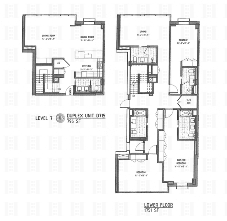Floorplan for 429 Kent Avenue, D715