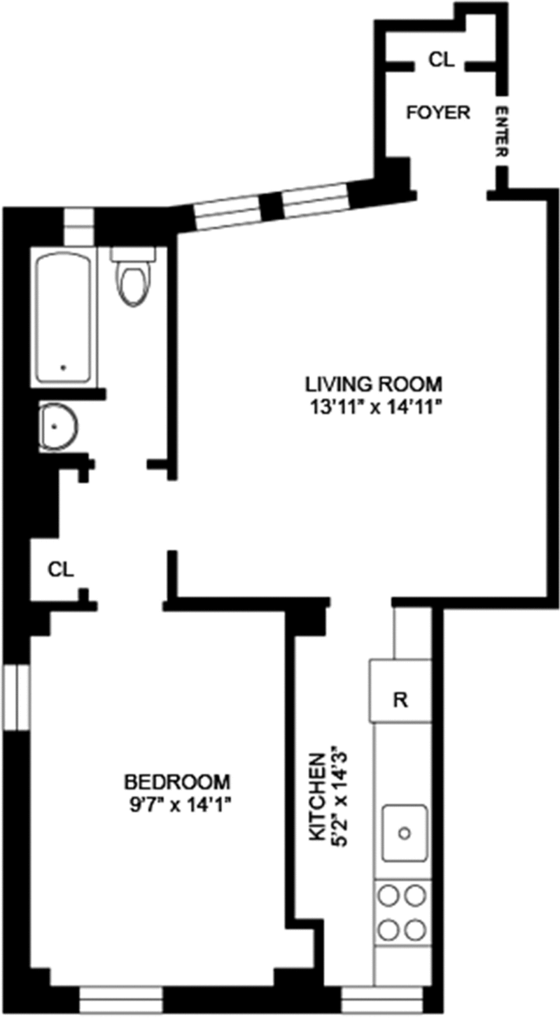 Floorplan for 142 East 49th Street