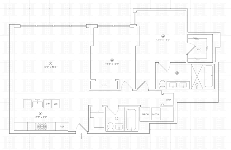 Floorplan for 51 Jay Street, 5L