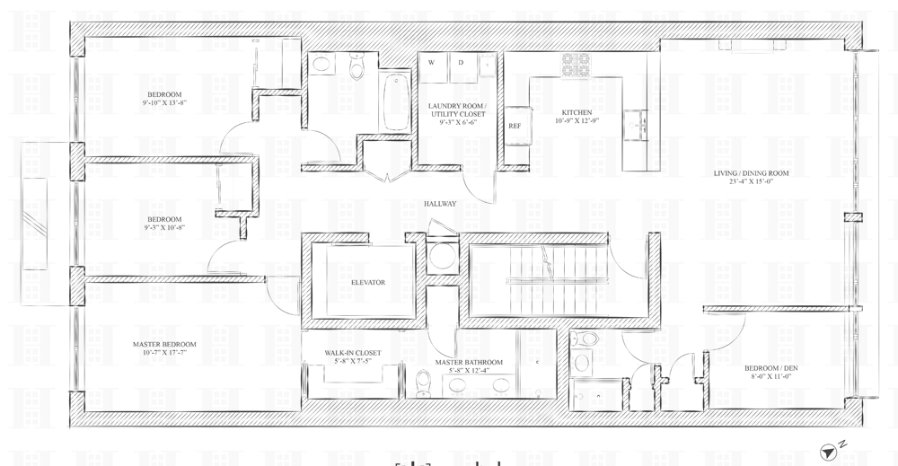 Floorplan for 320 West 115th Street, 4