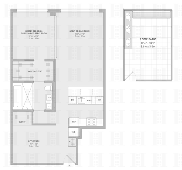 Floorplan for 318 West 52nd Street, 3D