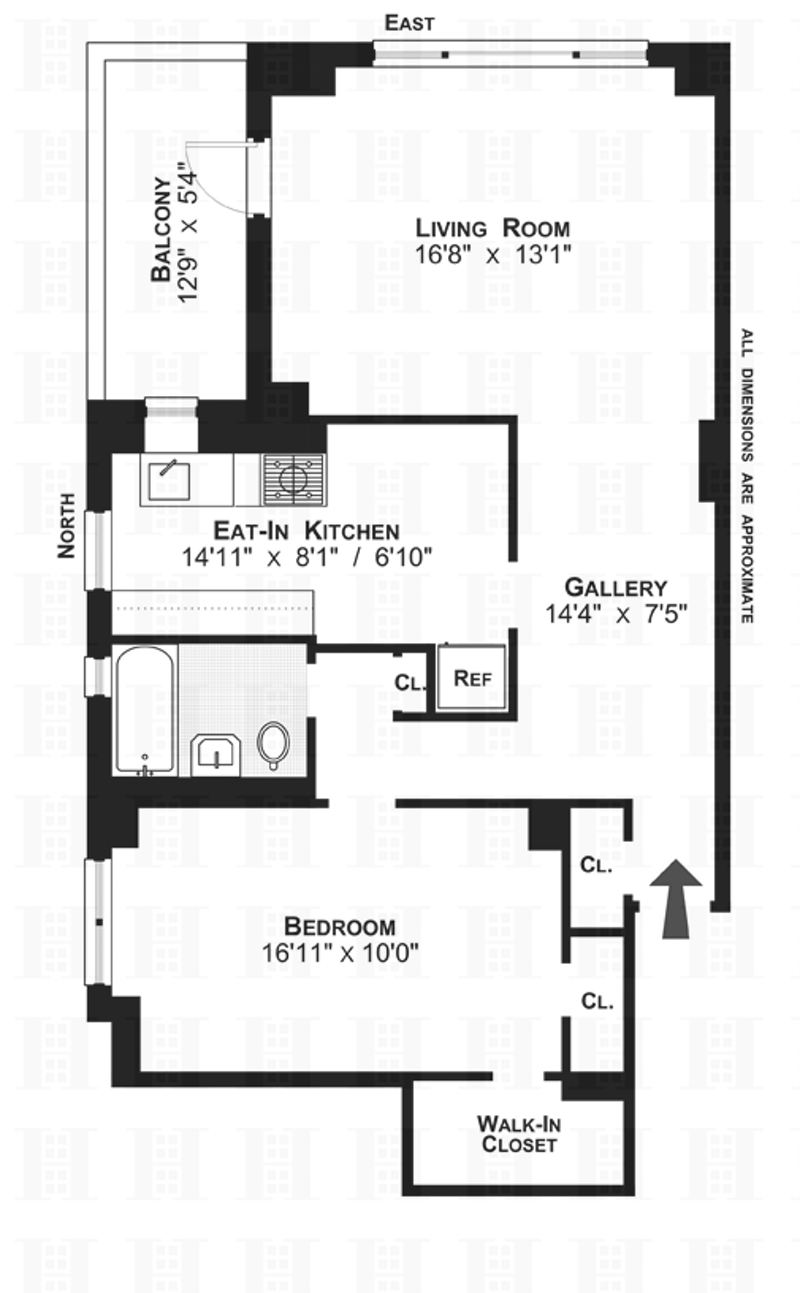 Floorplan for 568 Grand Street