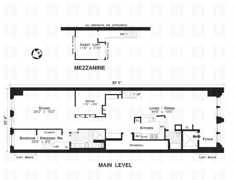 Floorplan for 123 Prince Street