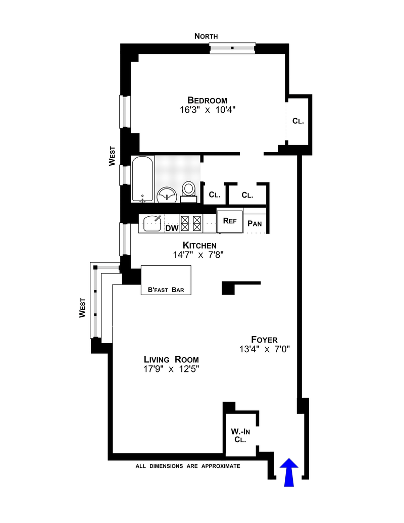 Floorplan for 417 Grand Street