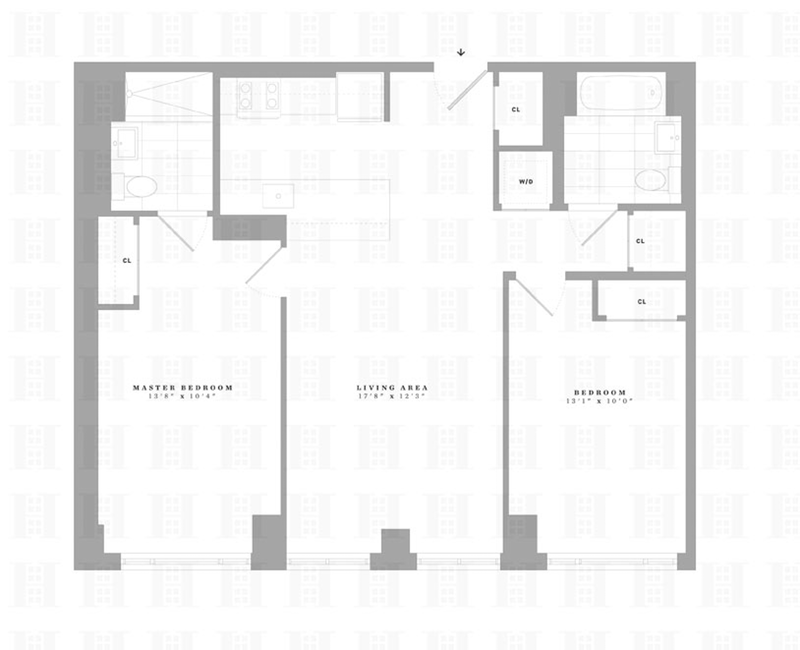 Floorplan for 2231 Adam Clayton Powell, 310