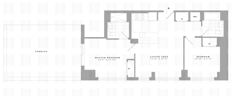 Floorplan for 2231 Adam Clayton Powell, PH1