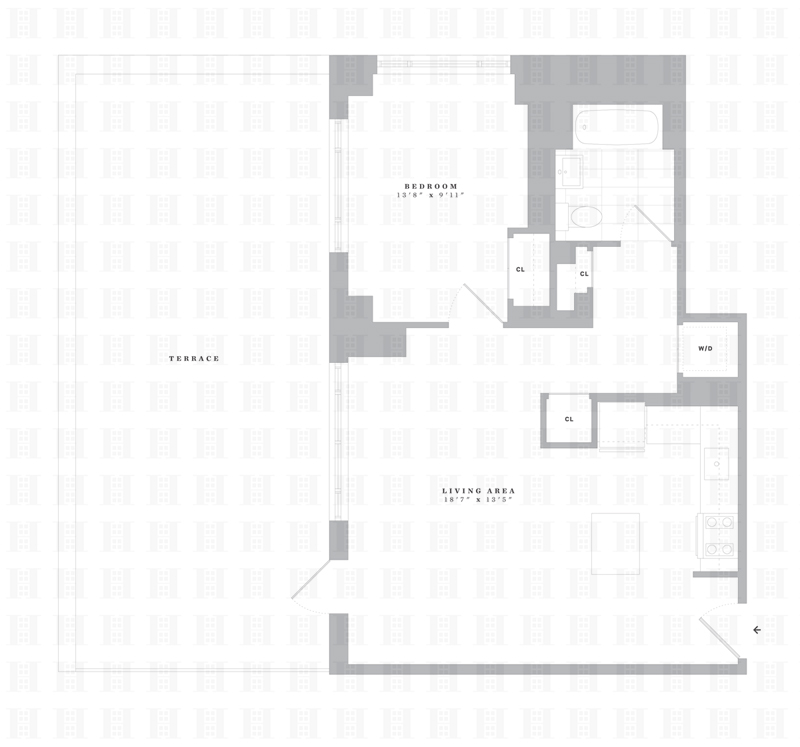 Floorplan for 2231 Adam Clayton Powell, PH17