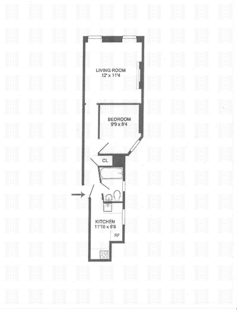 Floorplan for 19 Greenwich Avenue, 5B