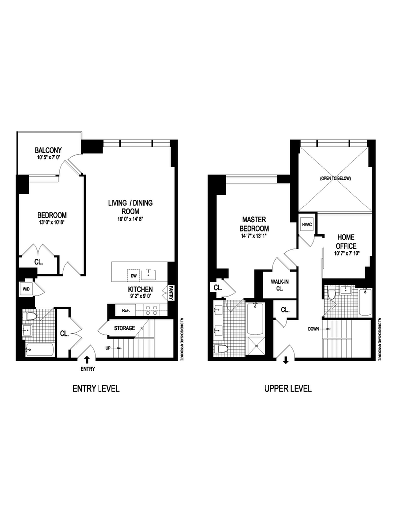 Floorplan for 34 North 7th St, 3V