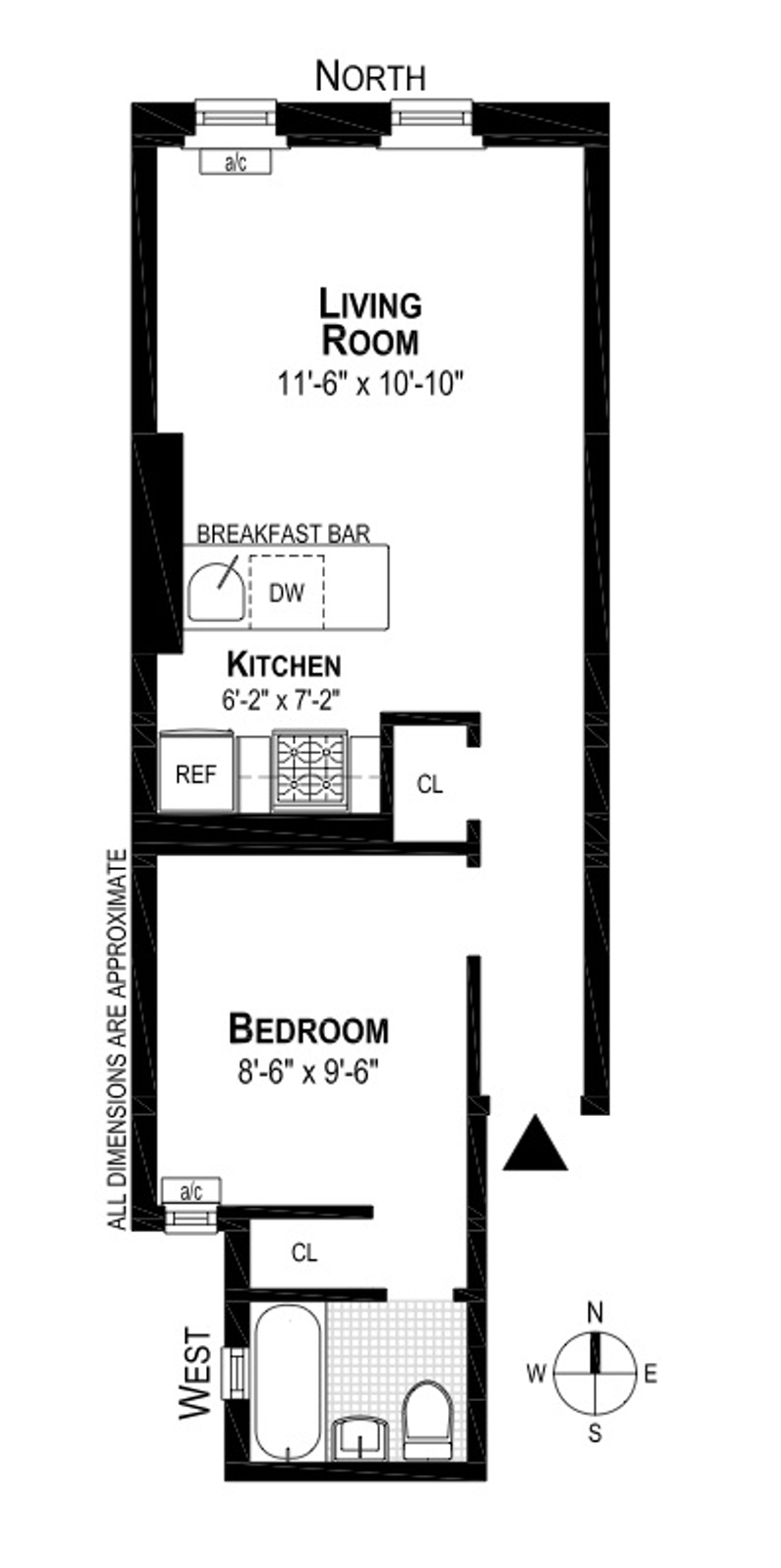 Floorplan for 237 East 88th Street, 501