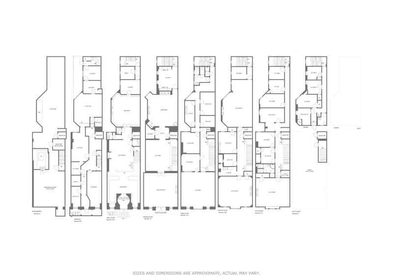 Floorplan for 9 East 89th Street