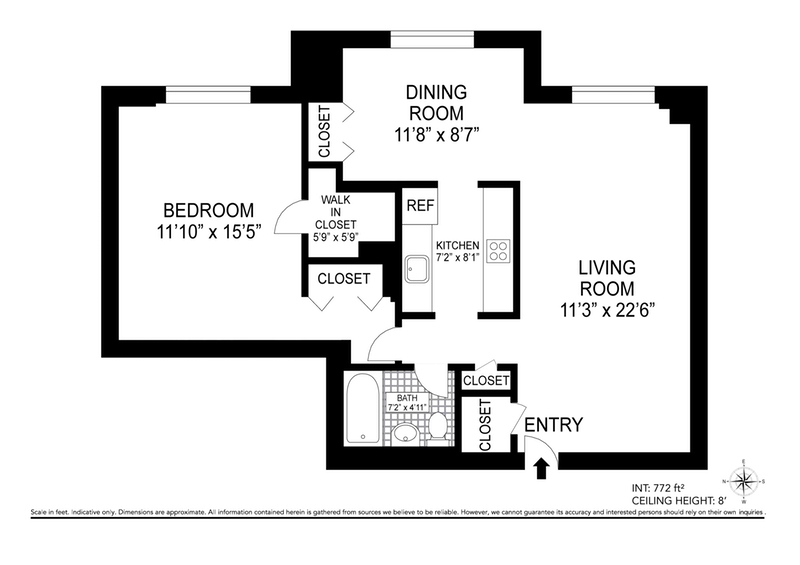 Floorplan for 5425 Valles Ave, 1M