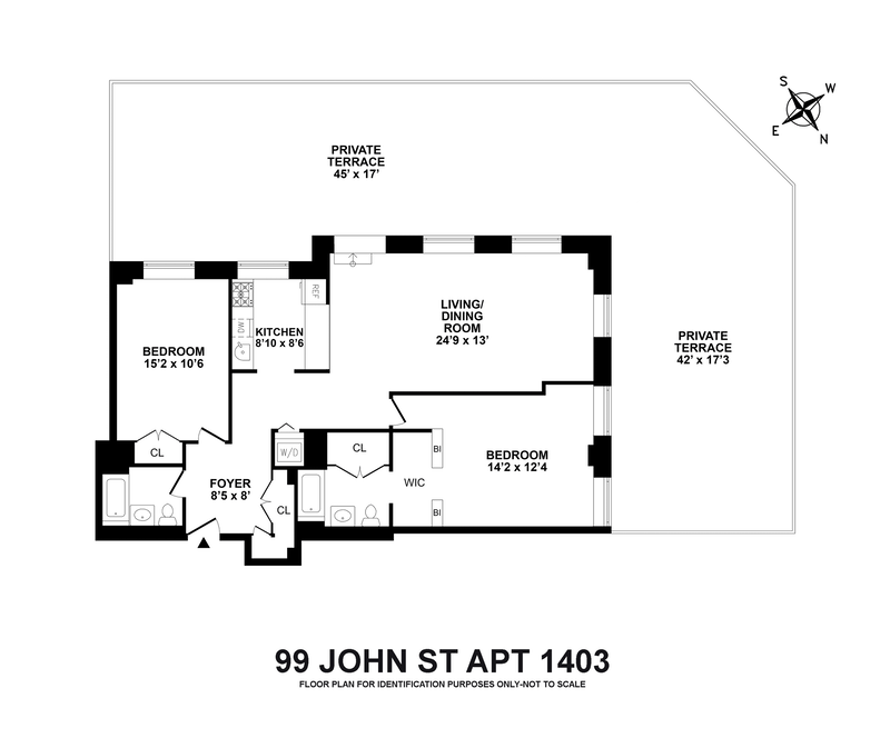 Floorplan for 99 John Street