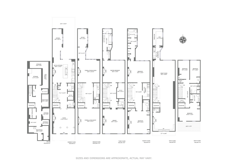 Floorplan for 63 East 82nd Street