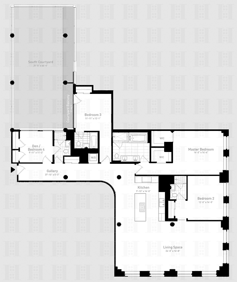 Floorplan for 415 Greenwich Street, 5F