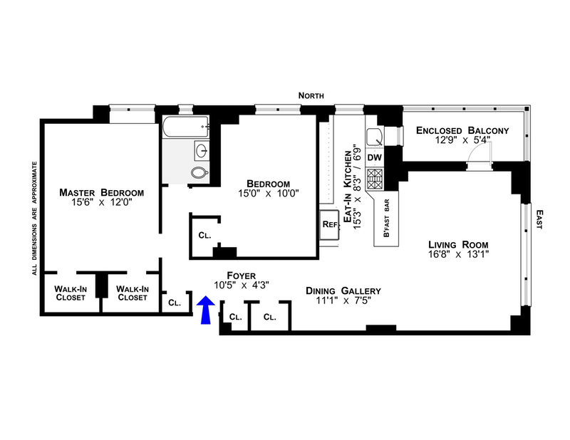 Floorplan for 572 Grand Street