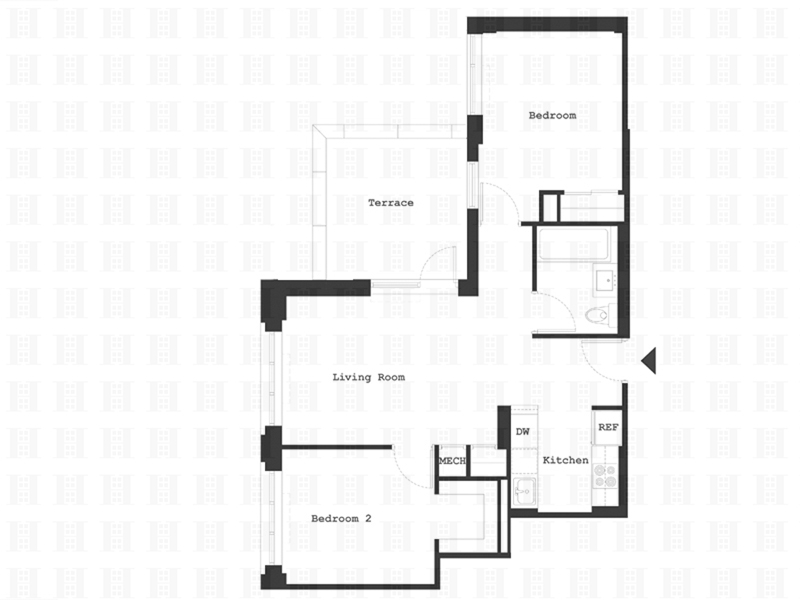 Floorplan for 740 Dekalb Avenue, 701