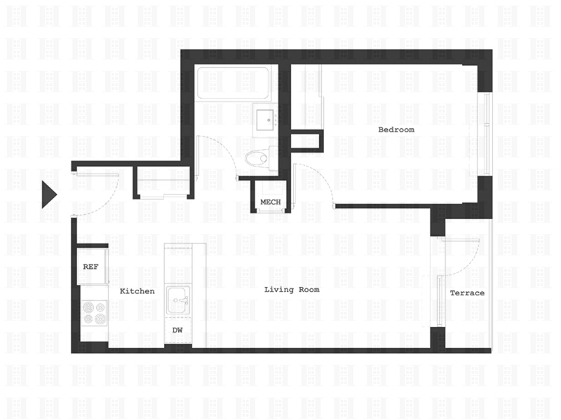 Floorplan for 740 Dekalb Avenue, 406
