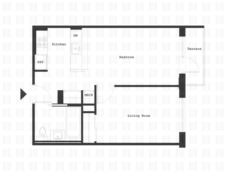 Floorplan for 740 Dekalb Avenue, 505