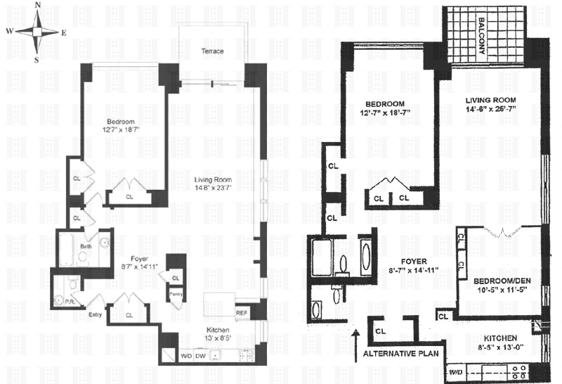 Floorplan for 303 East 57th Street, 17J