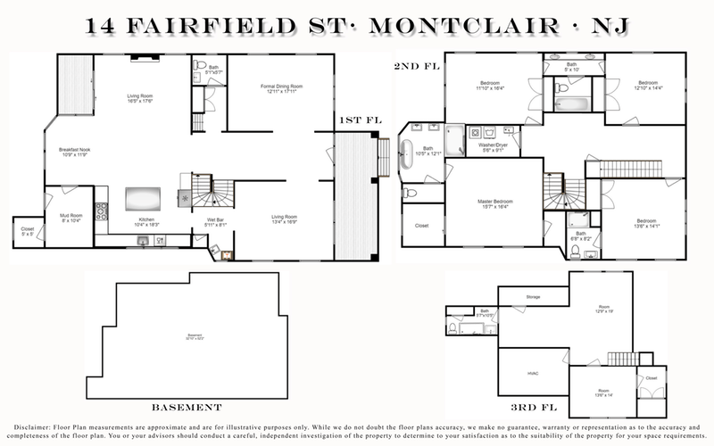 Floorplan for 14 Fairfield Street