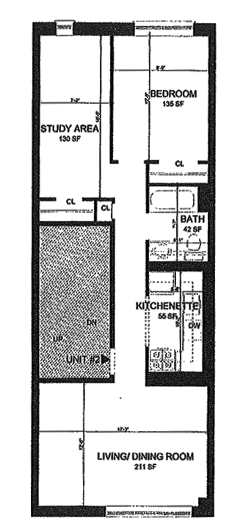 Floorplan for 115 West 126th Street, 3