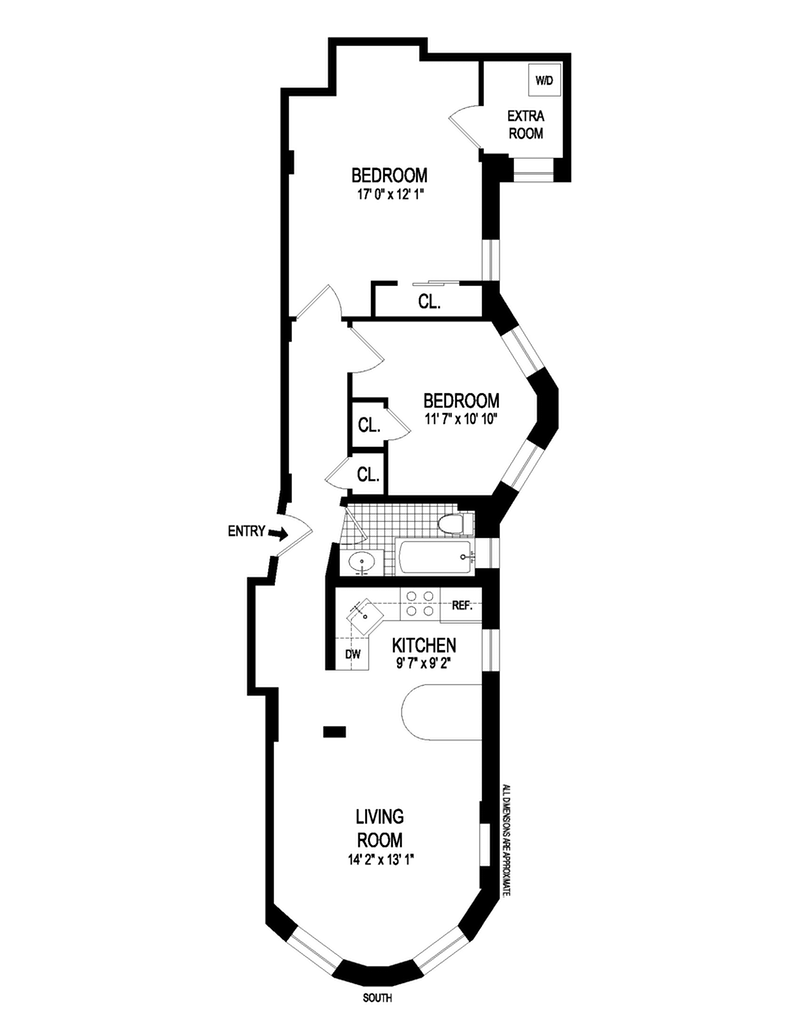 Floorplan for 7 West 92nd Street, 54