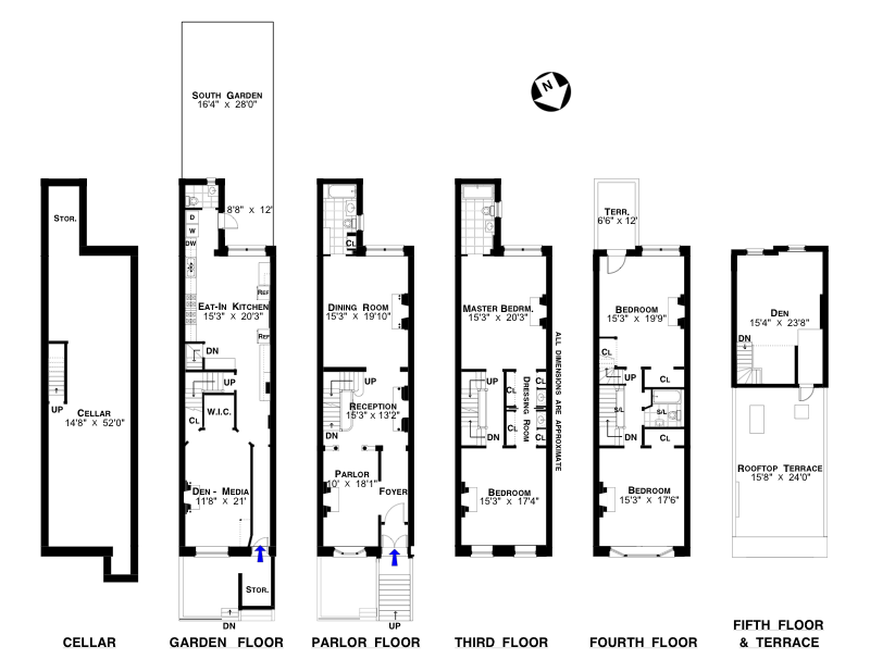 Floorplan for 472 West 143rd