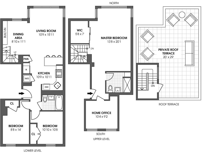 Floorplan for 223 North 11th Street, PH