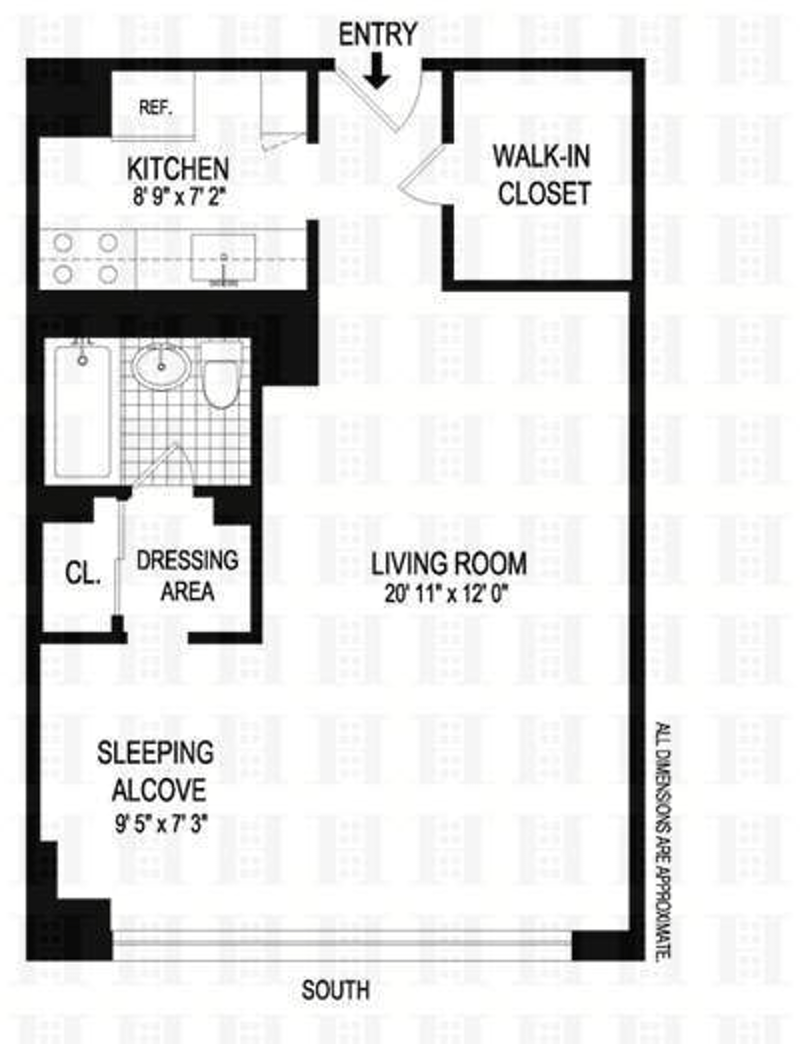Floorplan for 142 West End Avenue, 11R