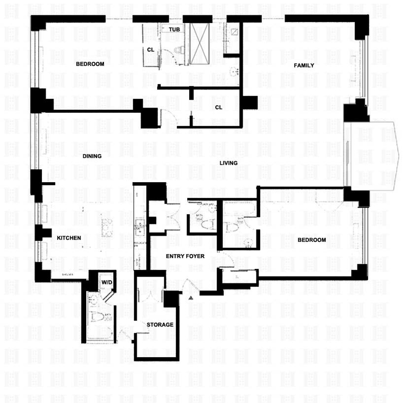Floorplan for 303 East 57th Street, 39G