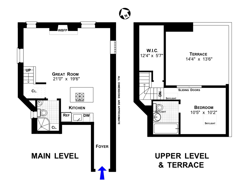 Floorplan for 71 West 83rd Street, 5R