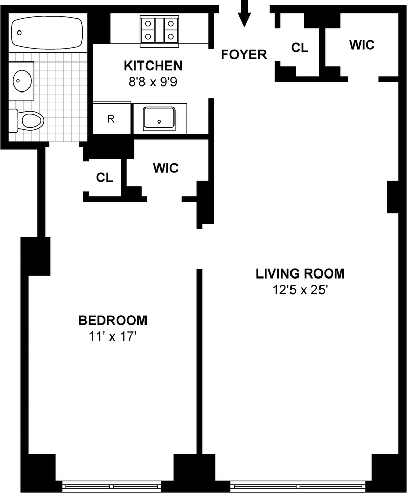 Floorplan for 1175 York Avenue