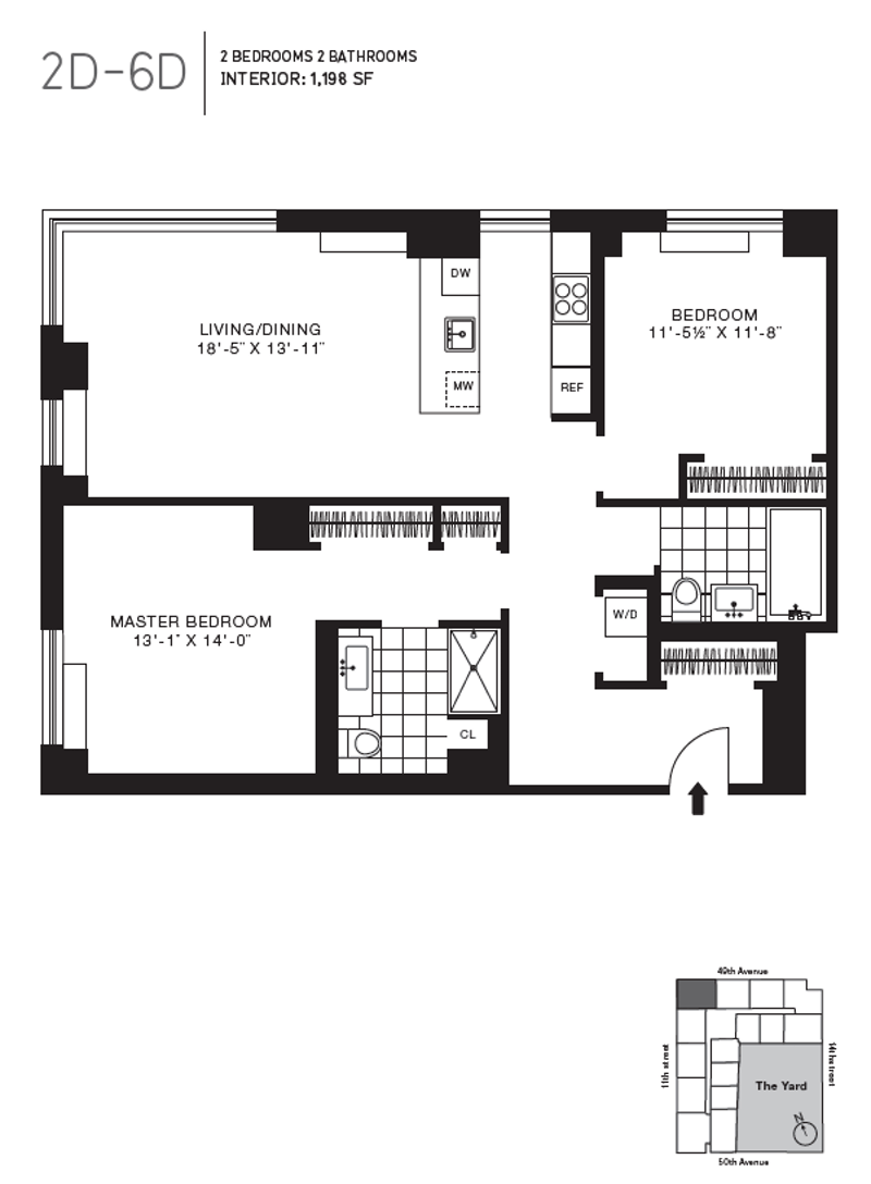 Floorplan for 11 -02 49th Avenue, 5D