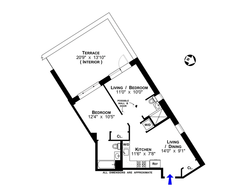 Floorplan for Edgecombe Parc- 456 West 167 Street