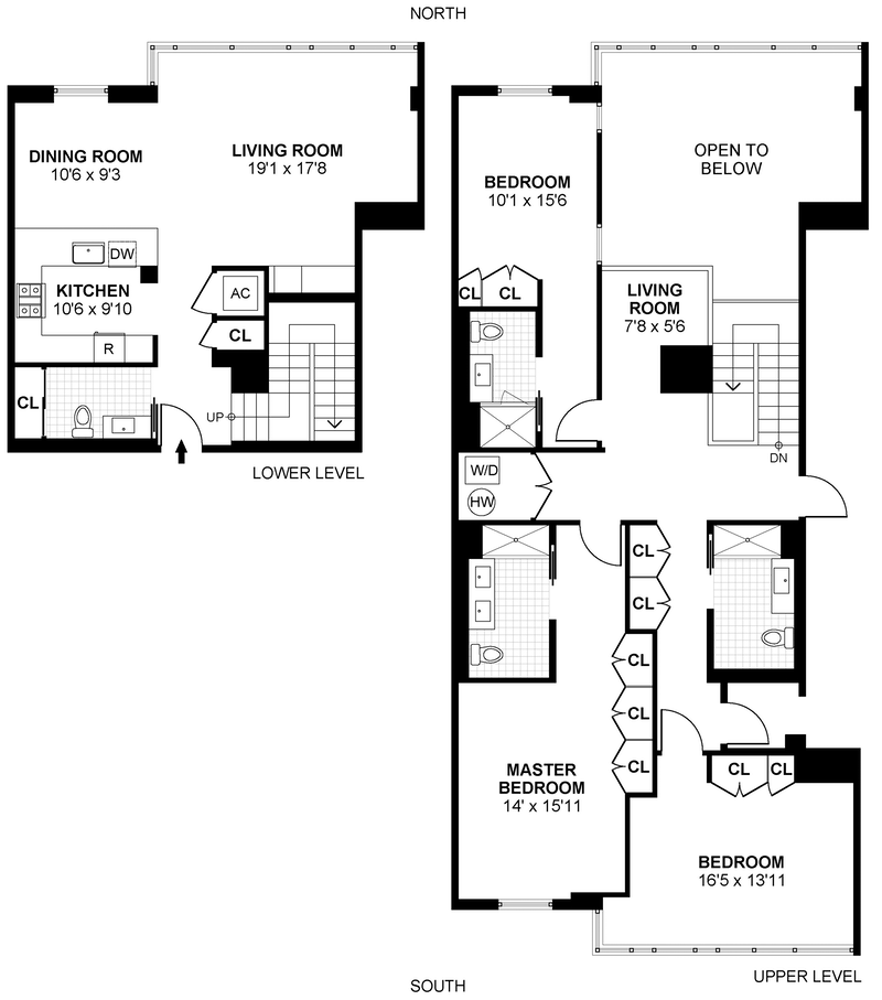 Floorplan for 429 Kent Avenue, D321