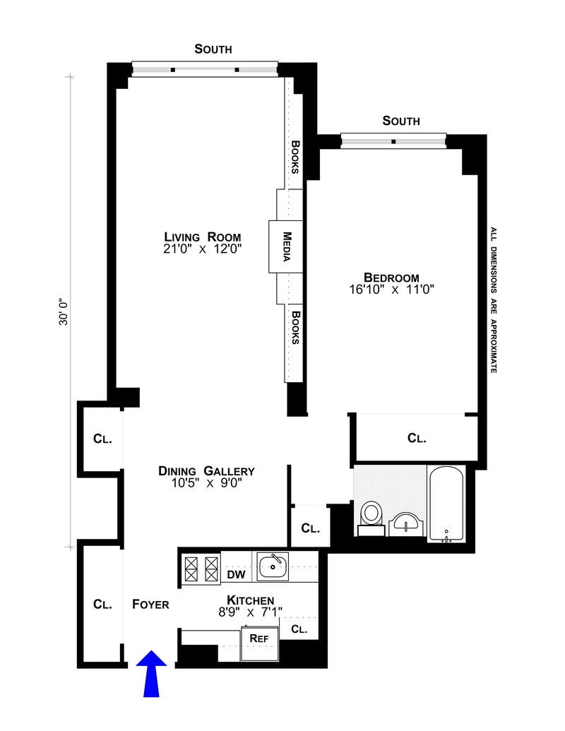 Floorplan for 520 East 72nd Street