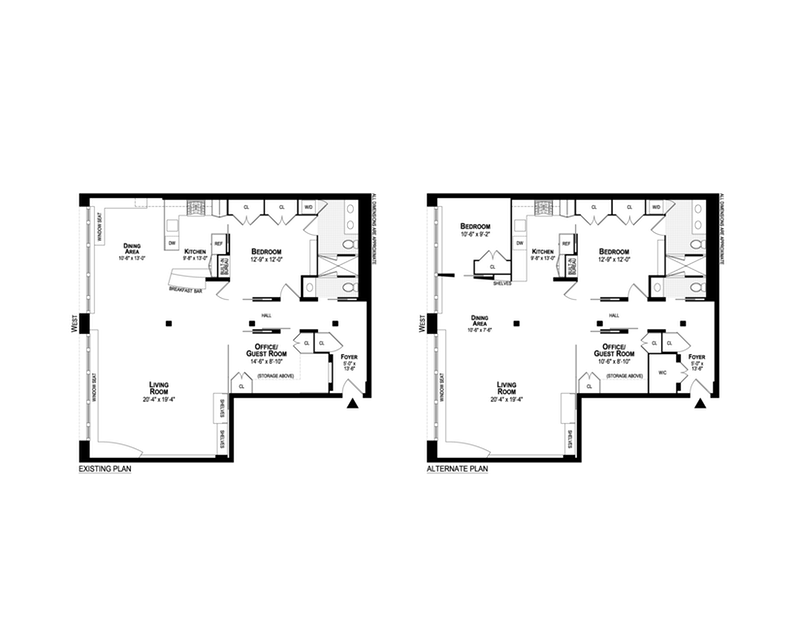 Floorplan for 140 Thompson Street, 3F