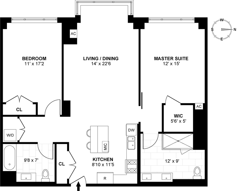 Floorplan for 1100 Maxwell Lane, 431