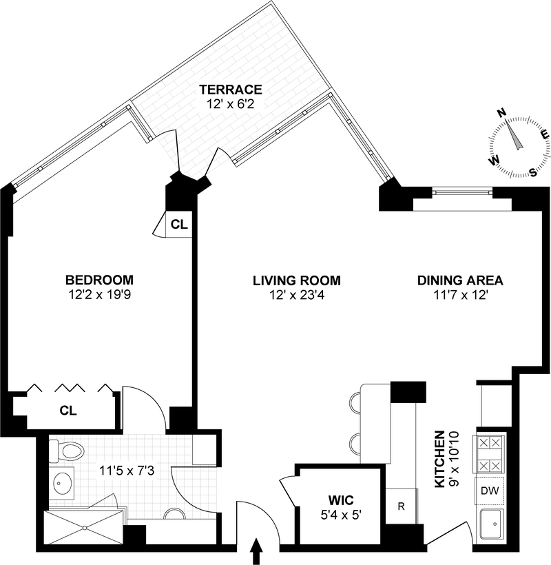 Floorplan for 60 Sutton Place South, 8GS