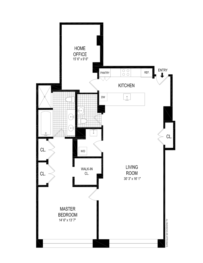 Floorplan for 30 Main Street, 4D