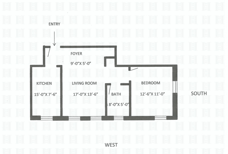 Floorplan for 825 Walton Avenue, H