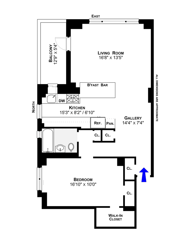 Floorplan for 568 Grand Street