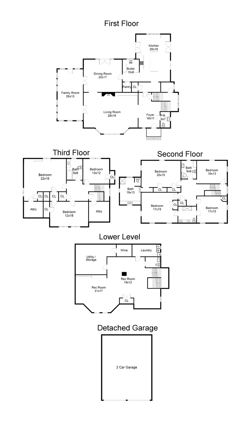 Floorplan for 174 North Mountain Avenue