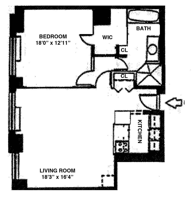 Floorplan for 400 East 70th Street, 1906