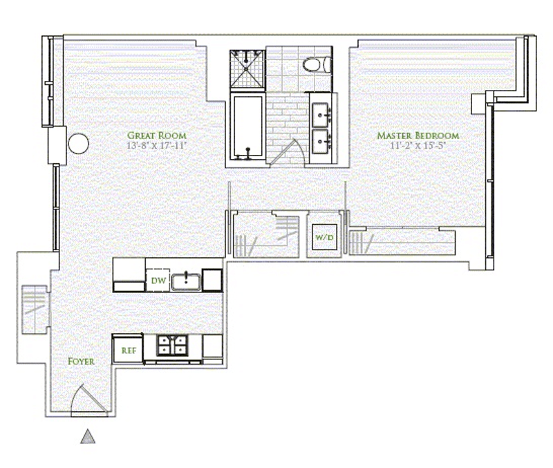 Floorplan for 2 River Terrace