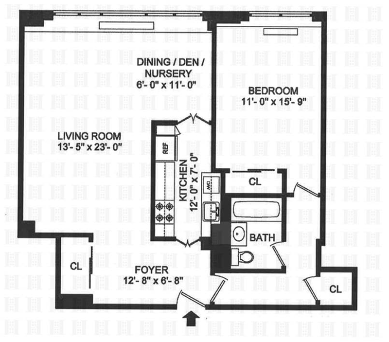 Floorplan for 165 East 72nd Street, 10D